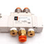 Used SMC SY5120-5LOZ-N7T-F2 Solenoid Valve, 2-Position 5-Port, 0.15-0.7MPa, 24VDC