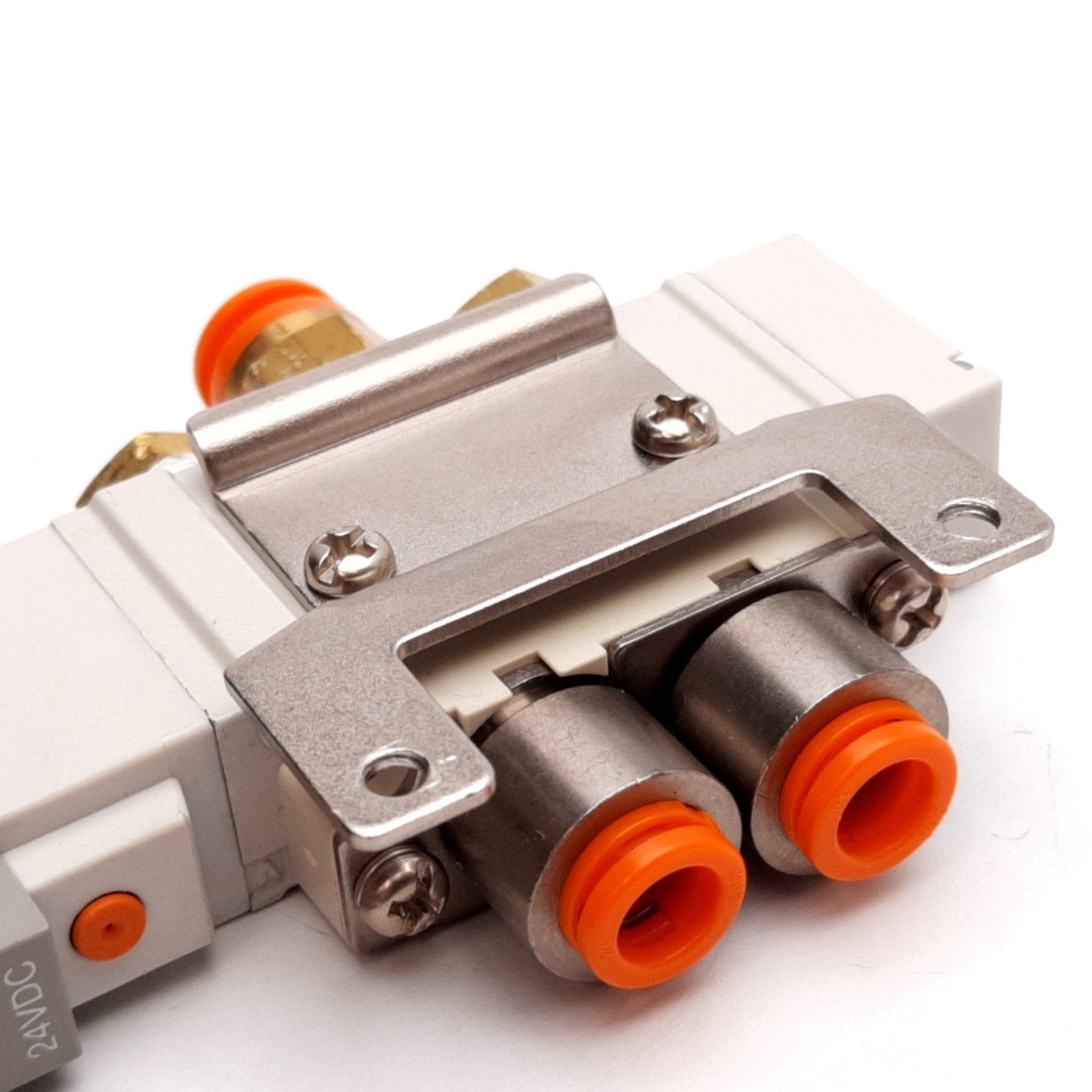 Used SMC SY5120-5LOZ-N7T-F2 Solenoid Valve, 2-Position 5-Port, 0.15-0.7MPa, 24VDC