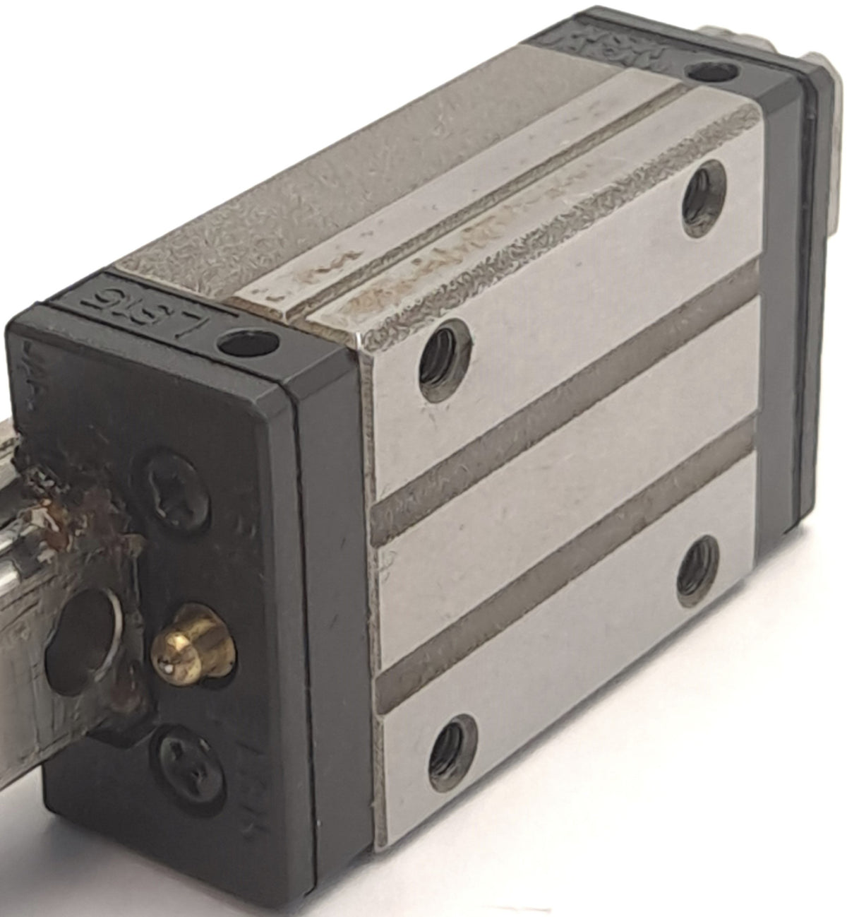 Used NSK LS15220BLC2-PN8 Linear Guide Rail, 220mm Rail, Carbon Steel, Normal Grade