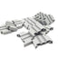 Used Lot of 15 Phoenix Contact Type E/NS 35 N Terminal End Clamps, DIN Rail Mount