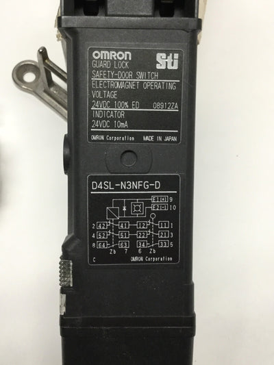 New Omron D4SL-N3NFG-DN Safety Door Guard Interlock Switch, 24VDC Coil, 120VAC 1.5A