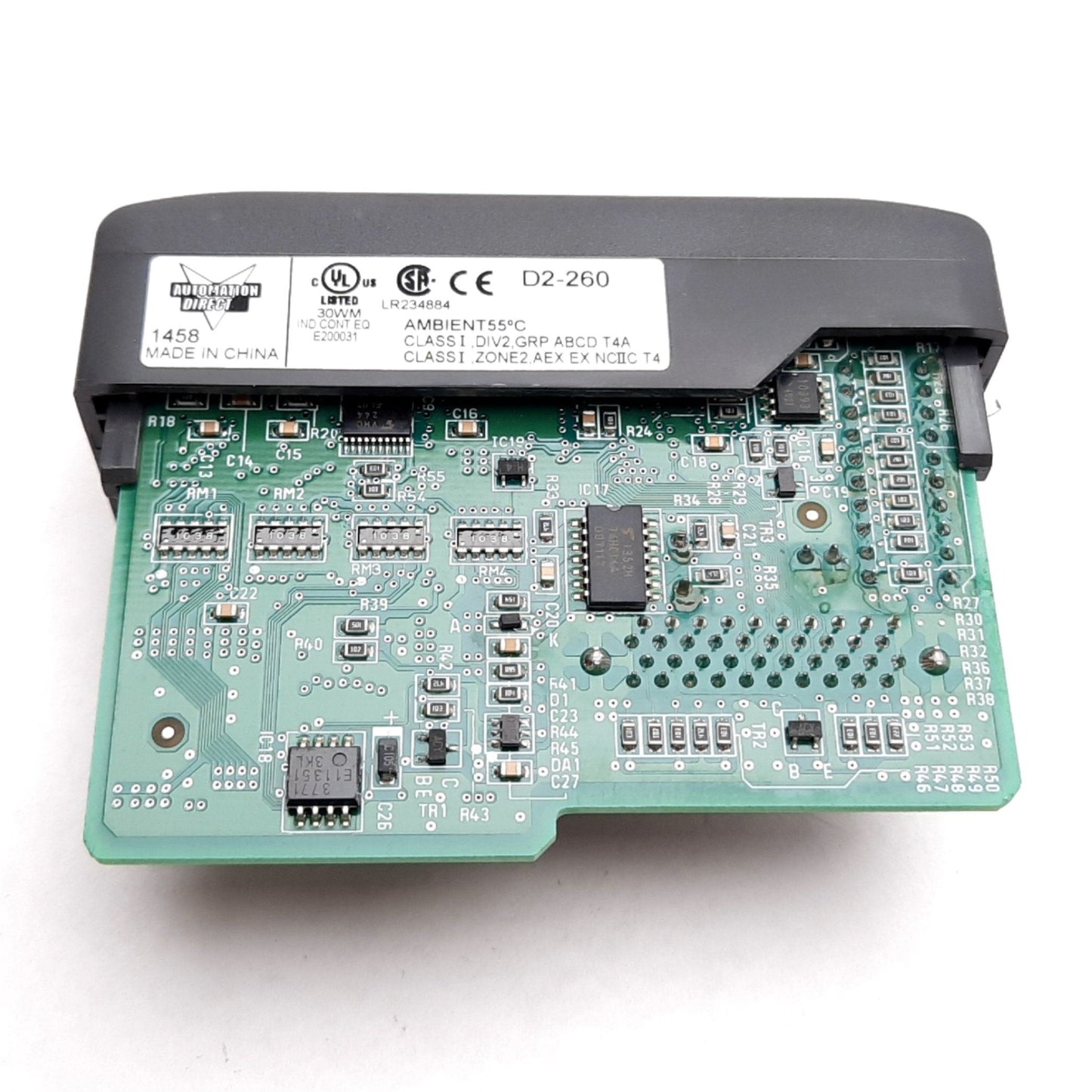 New Automation Direct D2-260 DirectLOGIC CPU Module, RJ12 / 15-Pin D-Sub Female