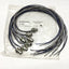 New Lot of 7 Lumberg RKF 5/0.5M Panel Mount Connector Female, M12 5-Pin, 4A 250V