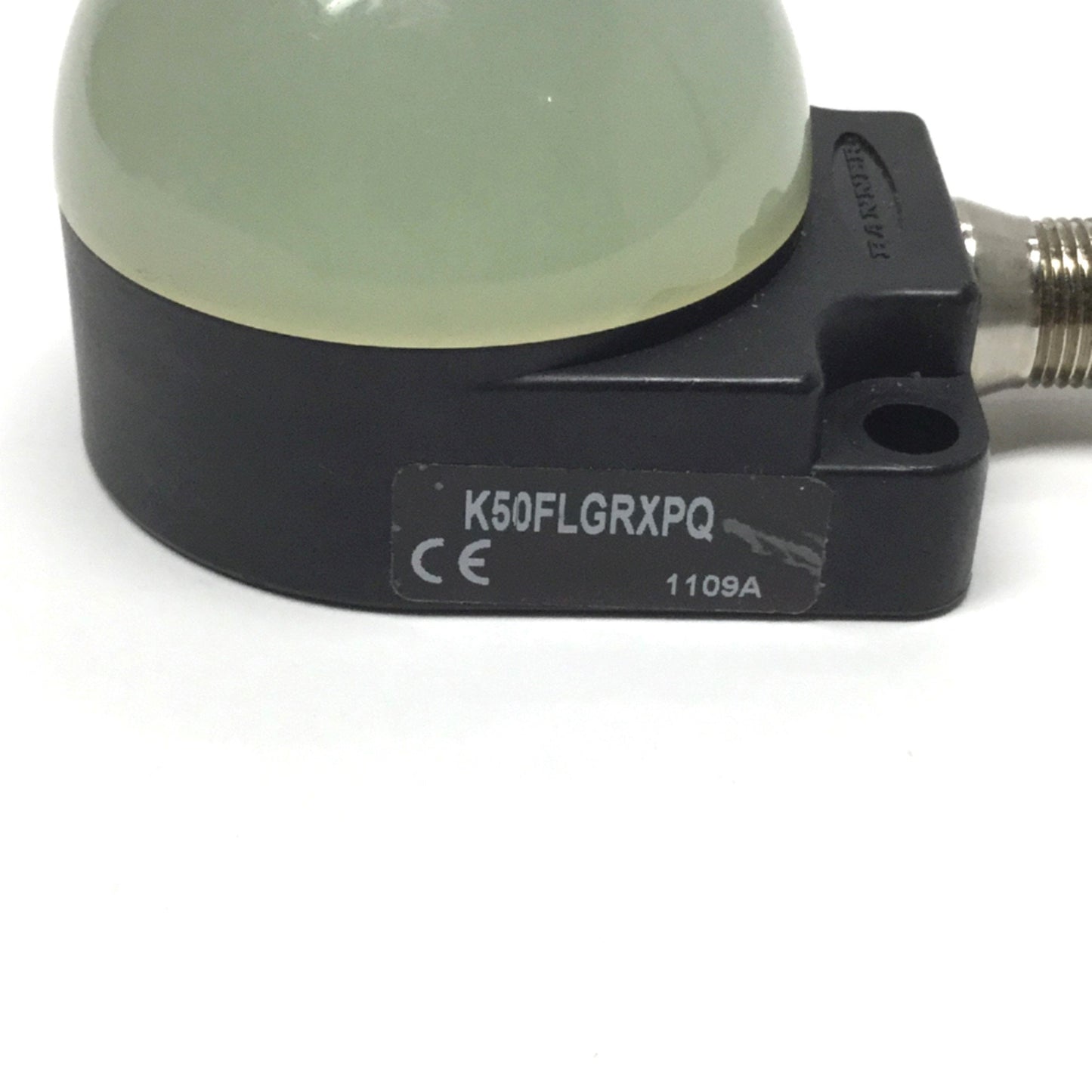 New – Open box Banner K50FLGRXPQ EZ-LIGHT Illuminated Domed LED Indicator, 2-Color Red & Green