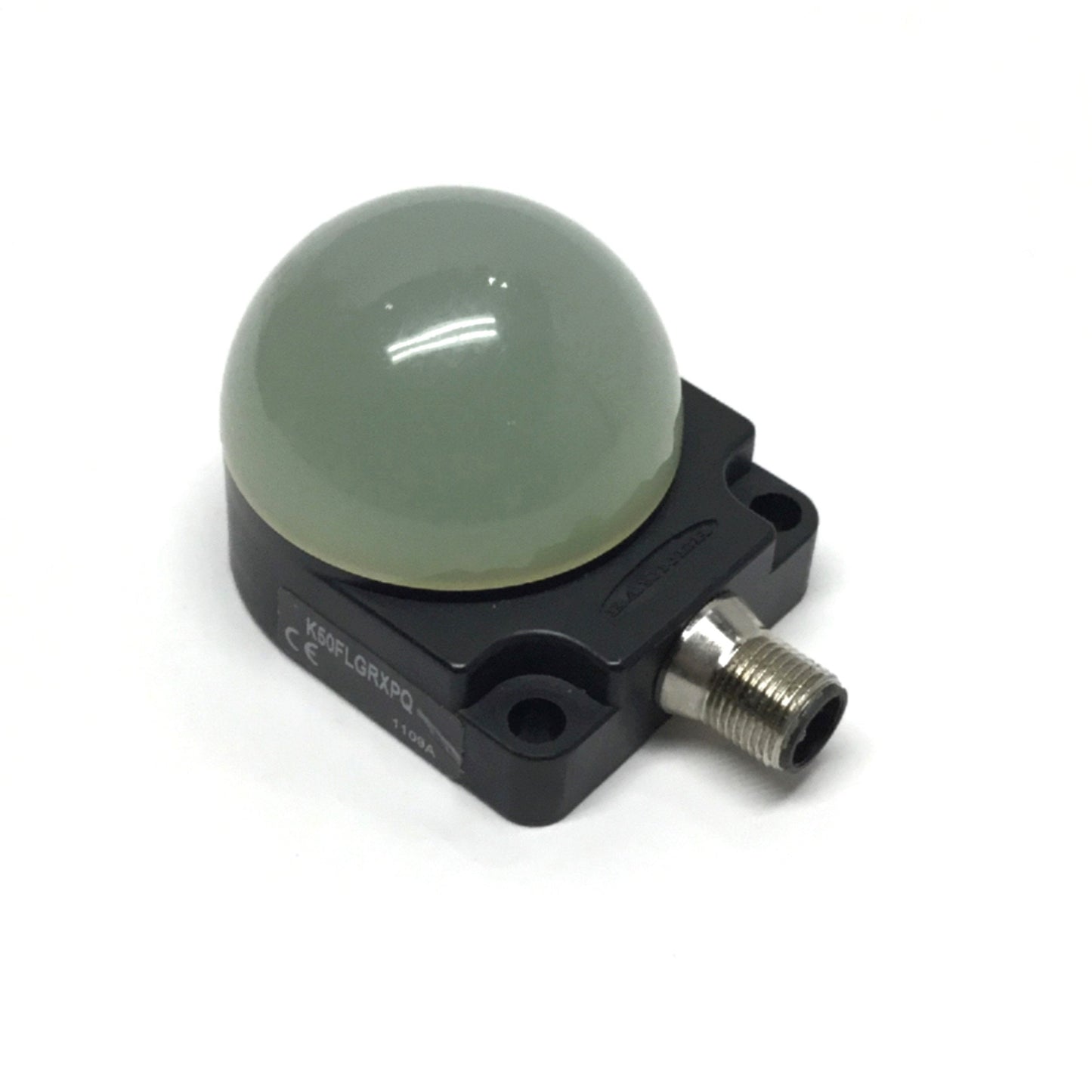 New – Open box Banner K50FLGRXPQ EZ-LIGHT Illuminated Domed LED Indicator, 2-Color Red & Green