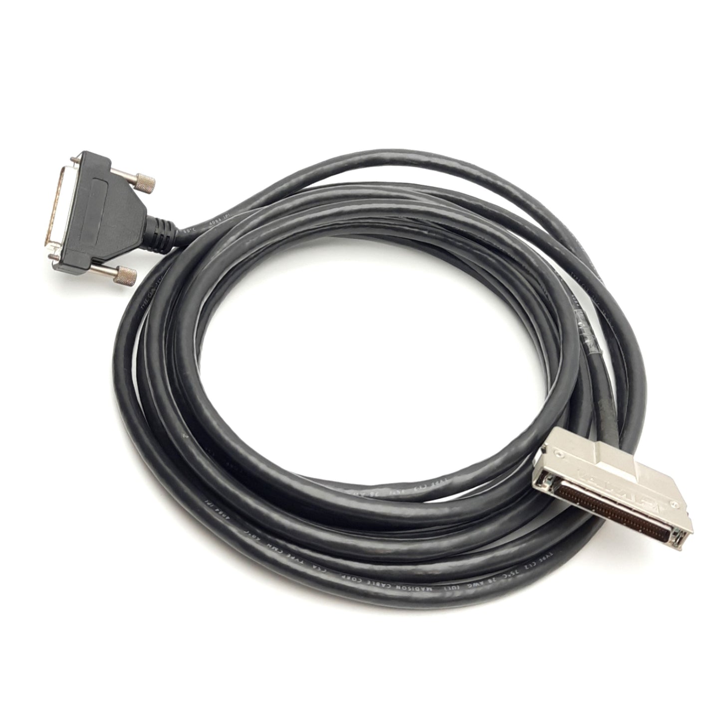 Used Cognex 300-0268-15 Camera Cable, D-SUB HD 37-Pin to 68-Pin VHDCI, 15'