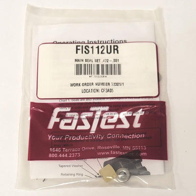 New FasTest FIS112UR Urethane Main Seal Set 0.472" To 0.551"