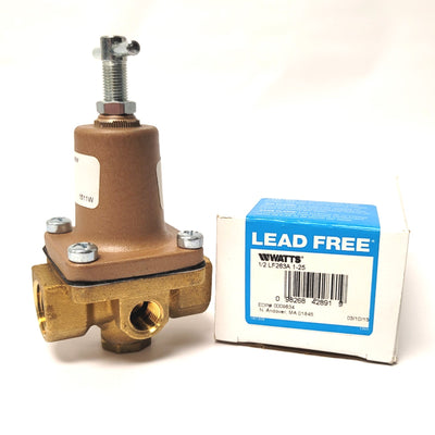 New Watts 1/2 LF263A 1-25 Lead Free 3-Way Water Pressure Regulator, 1-25psi, 1/2"NPT