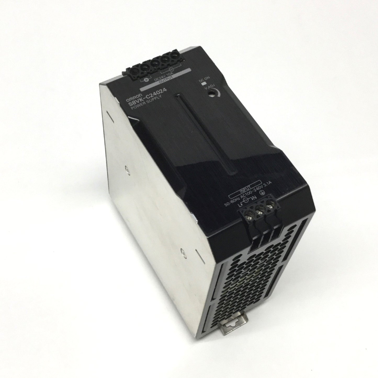 New – Open box Omron S8VK-C24024 DIN Mount Power Supply 100-240VAC In, 24VDC 10A Out 240W