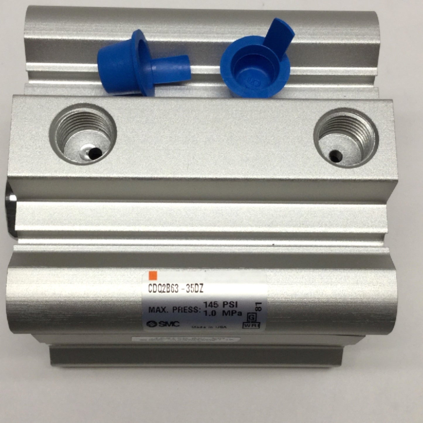New – Open box SMC CDQ2B63-35DZ Compact Pneumatic Cylinder 35mm Stroke, 63mm Bore, Rc 1/4"