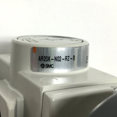 New – Open box Lot of 2 SMC AR20K-N02-RZ-B Pressure Regulators w/Backflow, 7-125psi, 1/4" NPT