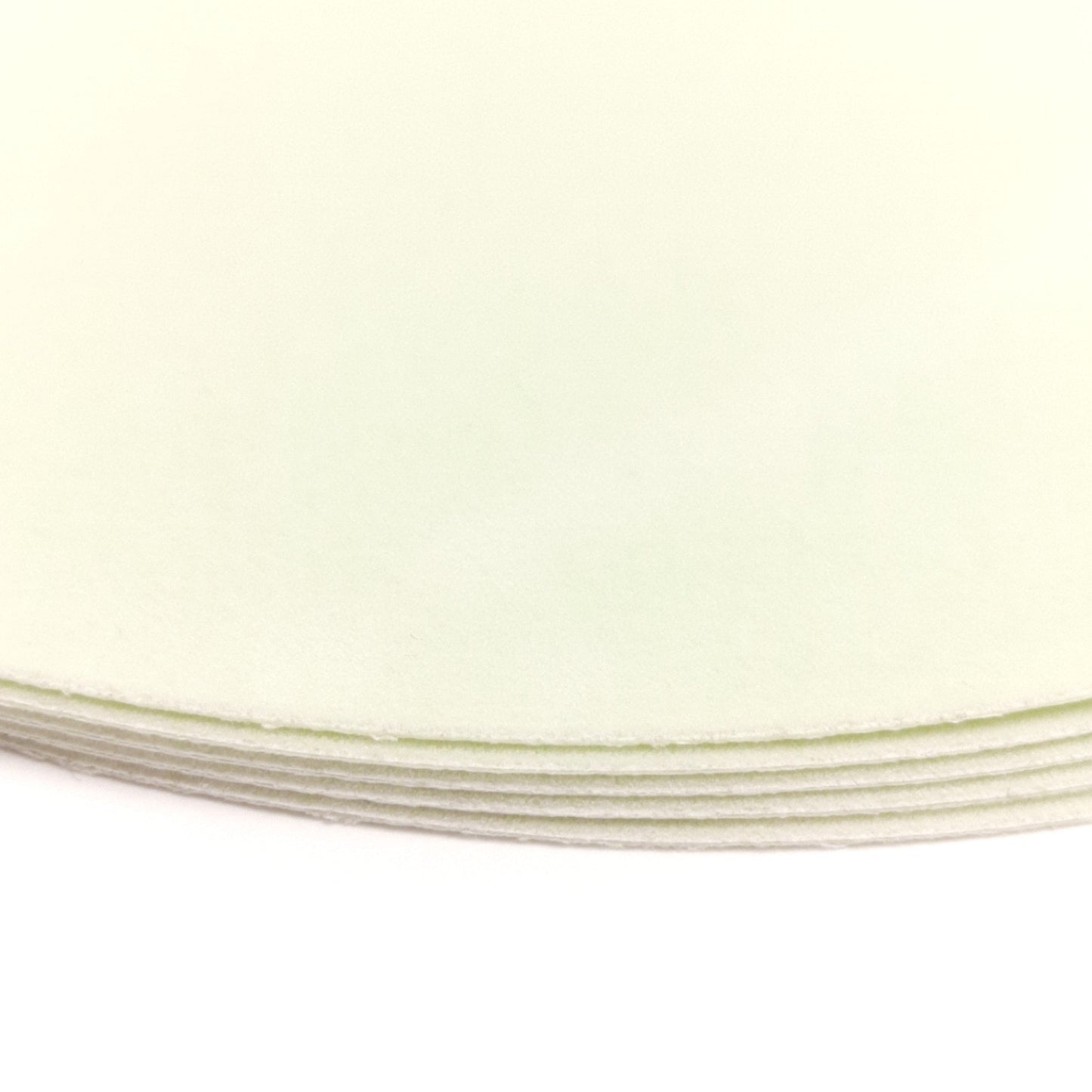 New Lot of 5 3M 298X Polishing Film Disc Grade: 1MIC, 5" Diameter, Light Green