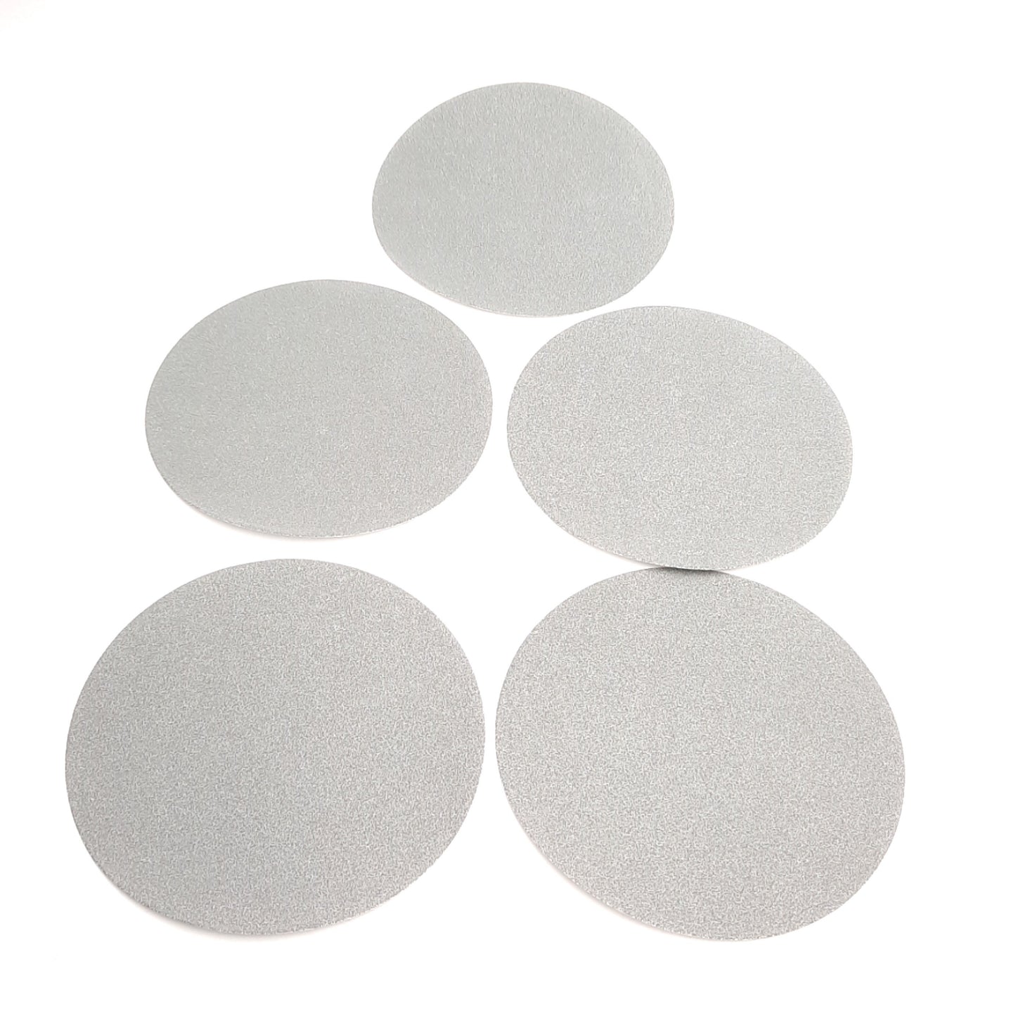 New Lot of 5 3M 498X Polishing Film Disc Grade: 3Mic, 5" Diameter, 60-0001590-2