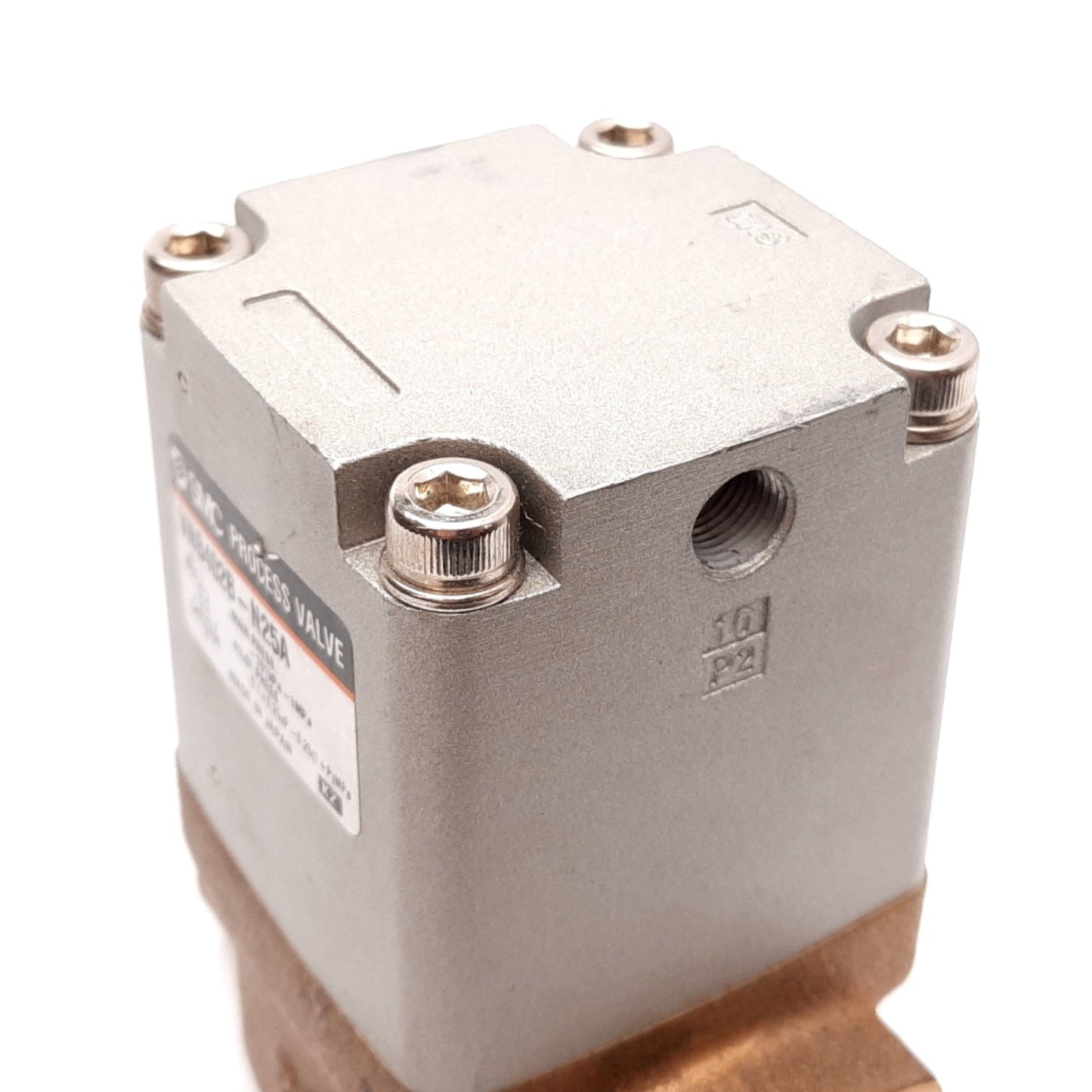 Used SMC VNB402B-N25A Process Valve, 1" NPT, -101kPa to 1MPa, Pilot: 1/8" NPT