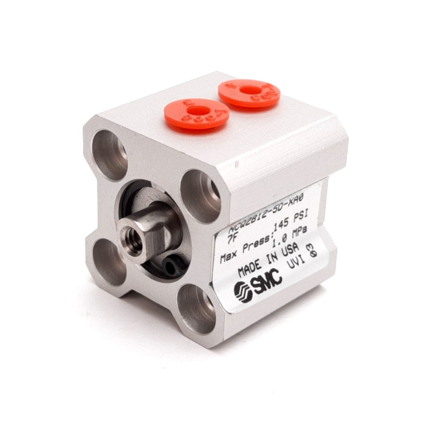 New SMC NCQ2B12-5D-XA07F Compact Cylinder, Bore: 12mm, Stroke: 5mm, 1.0MPa, M5x0.8