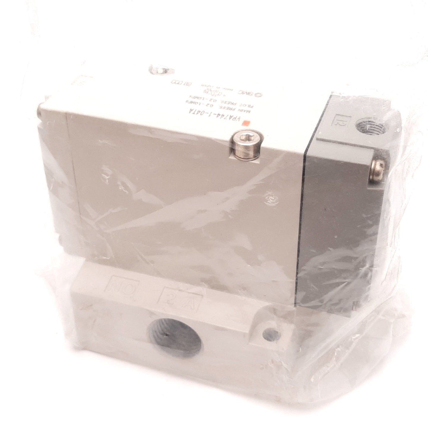 New SMC VPA744-1-04TA Pilot Valve, 2-Position 3-Port, 0.2-1.0MPa, Ports: 1/2" NPT