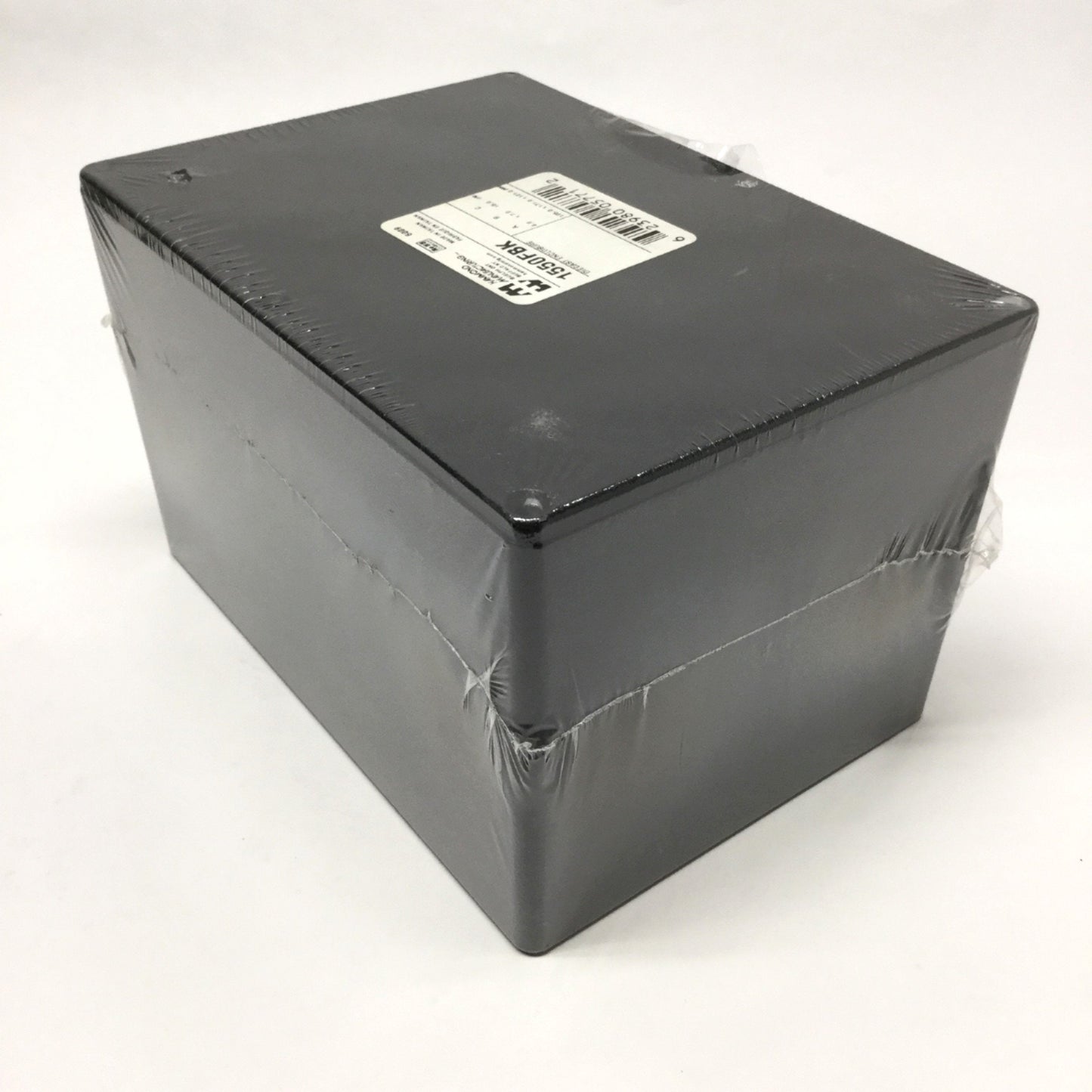 New Hammond 1550FBK Die-Cast Aluminum Enclosure Box, Black, IP54, 6.75" x 4.75" x 4"