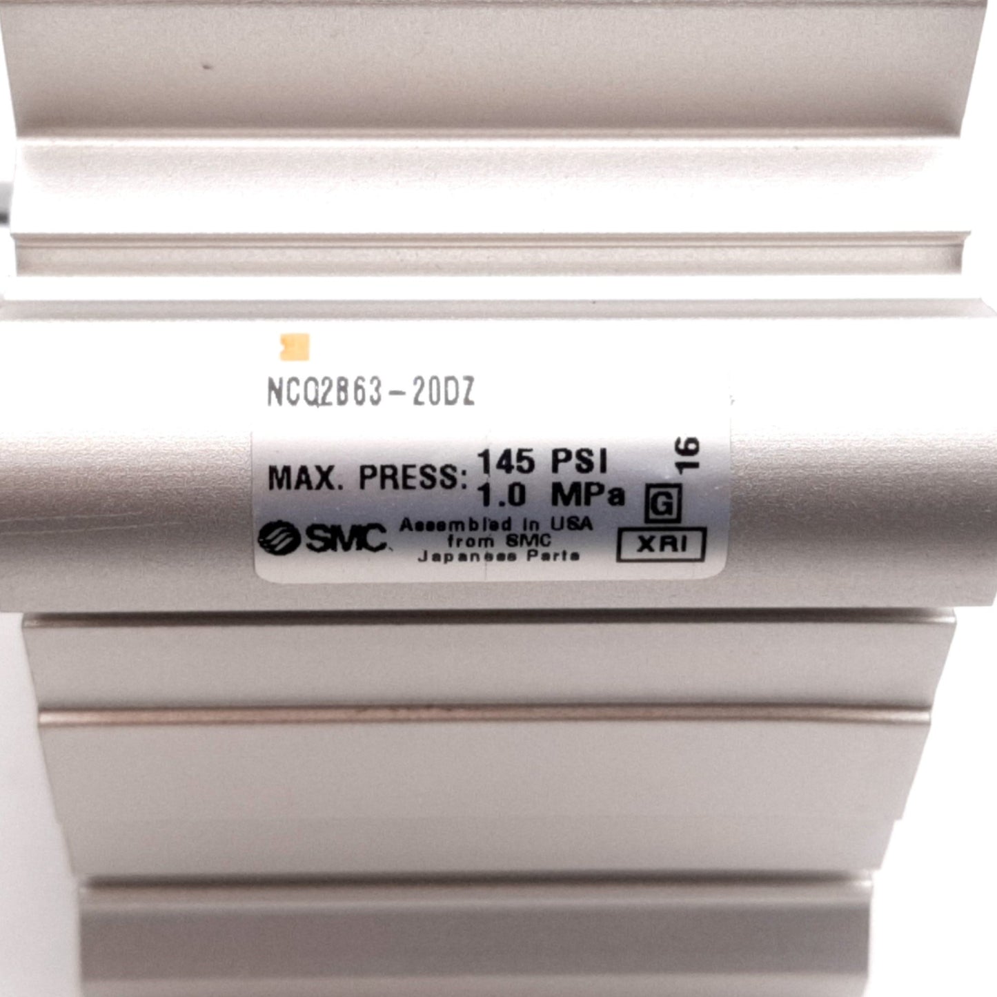 New SMC NCQ2B63-20DZ Compact Cylinder, Bore: 63mm, Stroke: 20mm, 1.0MPa, 1/4" NPT