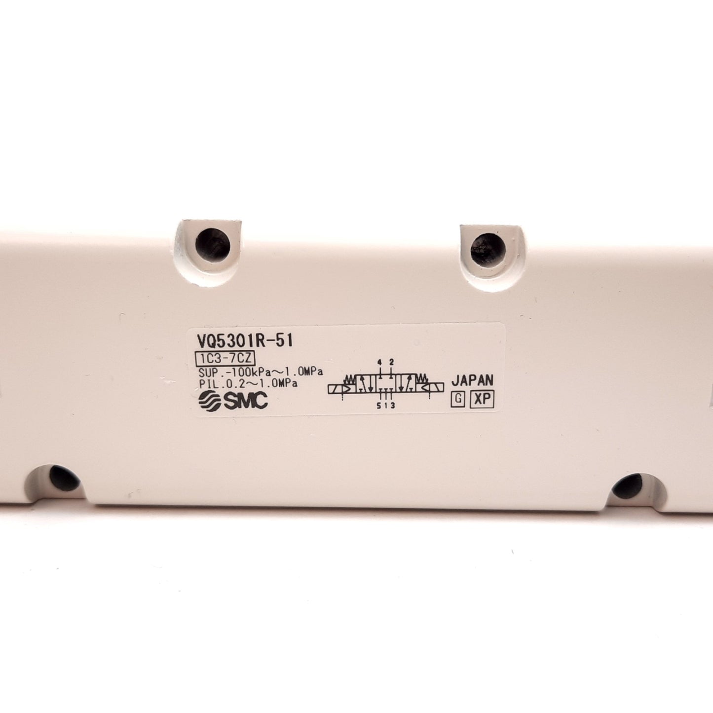 New SMC VQ5301R-51 Solenoid Valve, 3-Position 5-Port, 24VDC, -100kPa to 1.0MPa