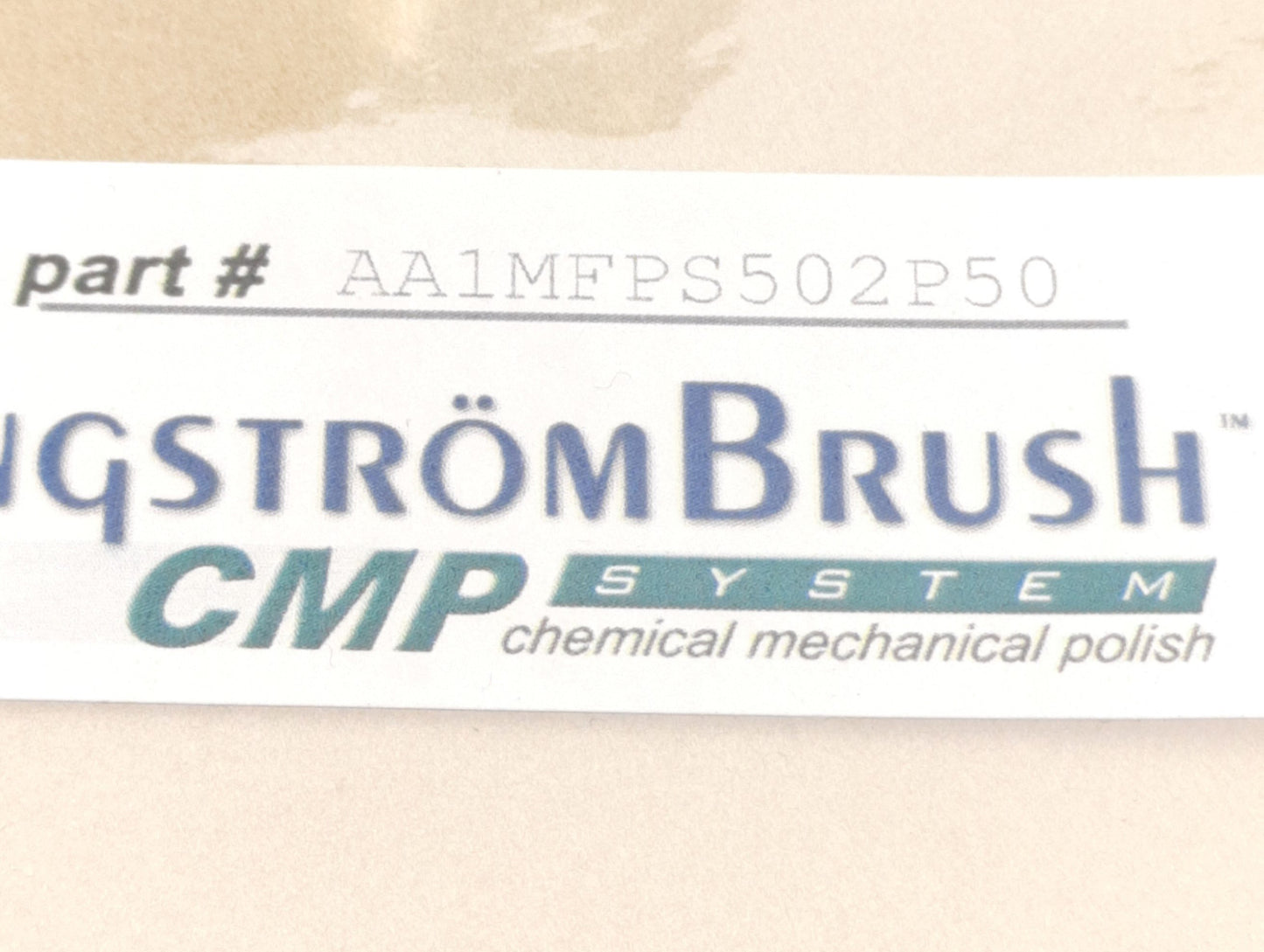 New – Open box Lot of 3 Angstrom AA1MFPS502P50 Lapping Disc Grade: 1µm, 5" Diameter, PSA Backed