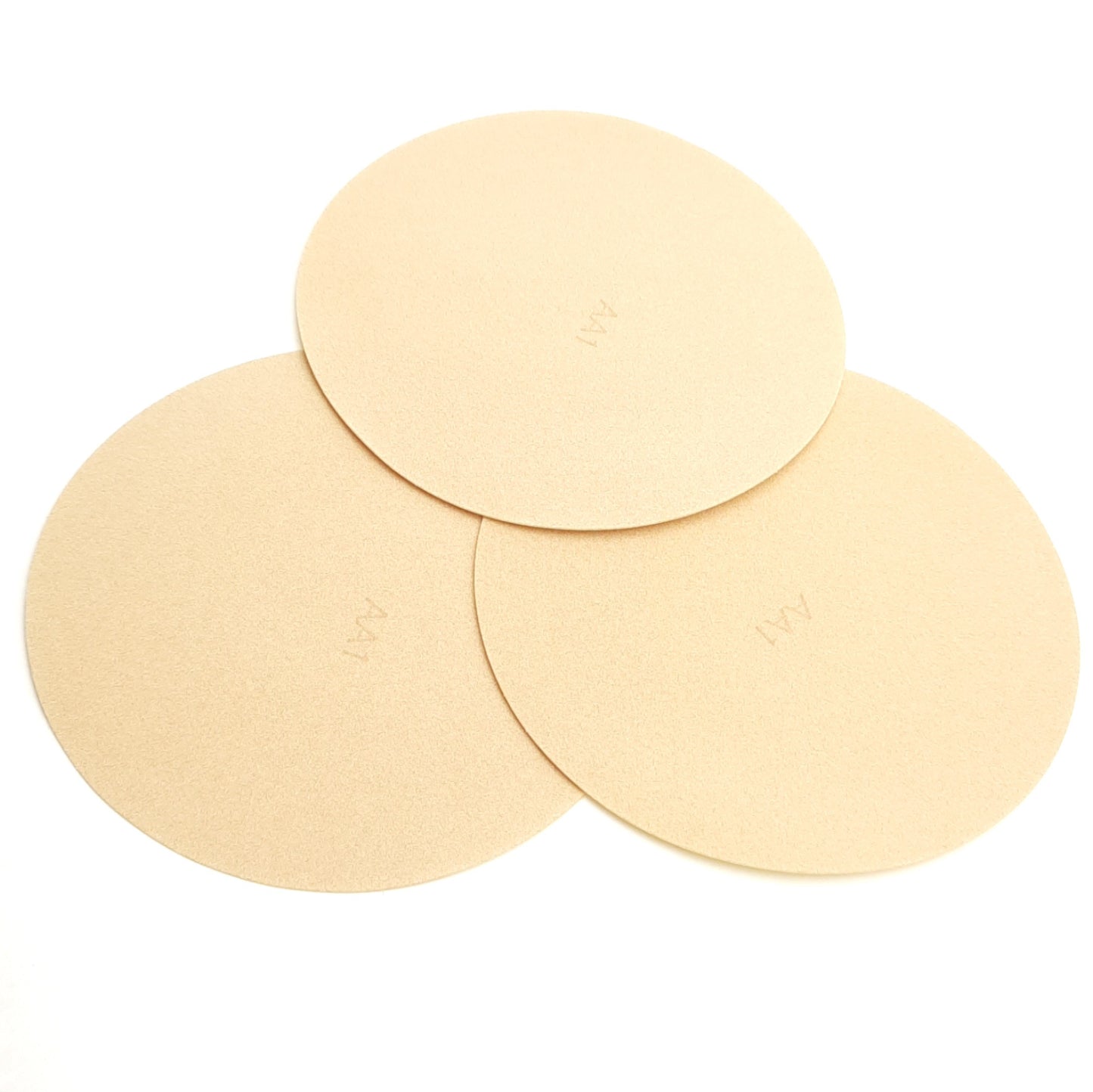 New – Open box Lot of 3 Angstrom AA1MFPS502P50 Lapping Disc Grade: 1µm, 5" Diameter, PSA Backed