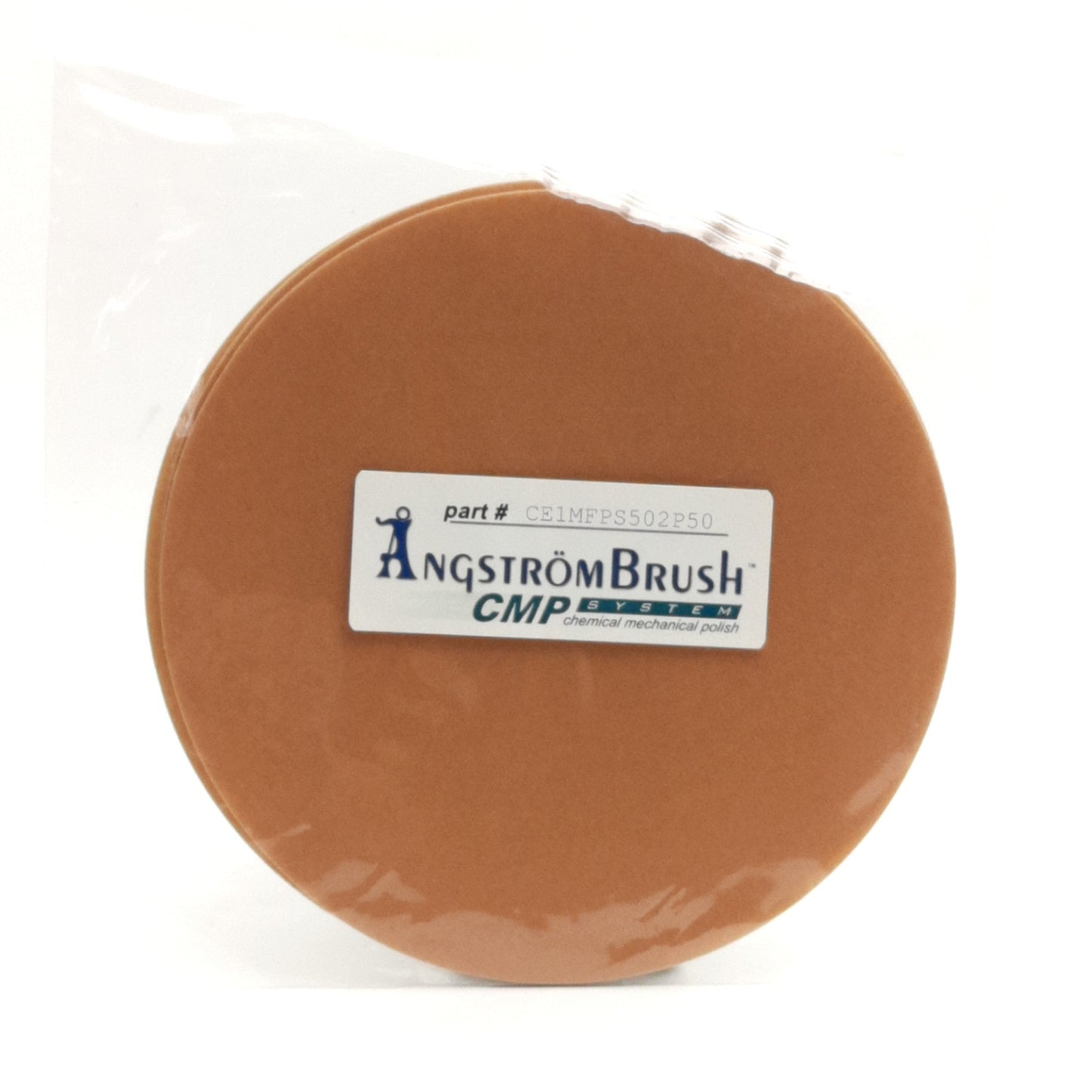 New – Open box Lot of 3 Angstrom CE1MFPS502P50 Lapping Disc, Grade: 1µm, 5" Diameter, PSA