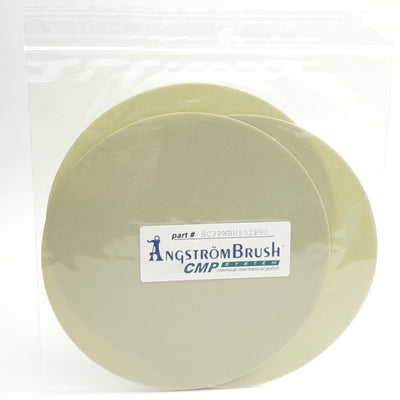 New – Open box Lot of 3 Angstrom SC3PWBH502P50 Lapping Disc Grade: 3µm, 5" Diameter, PSA Backed