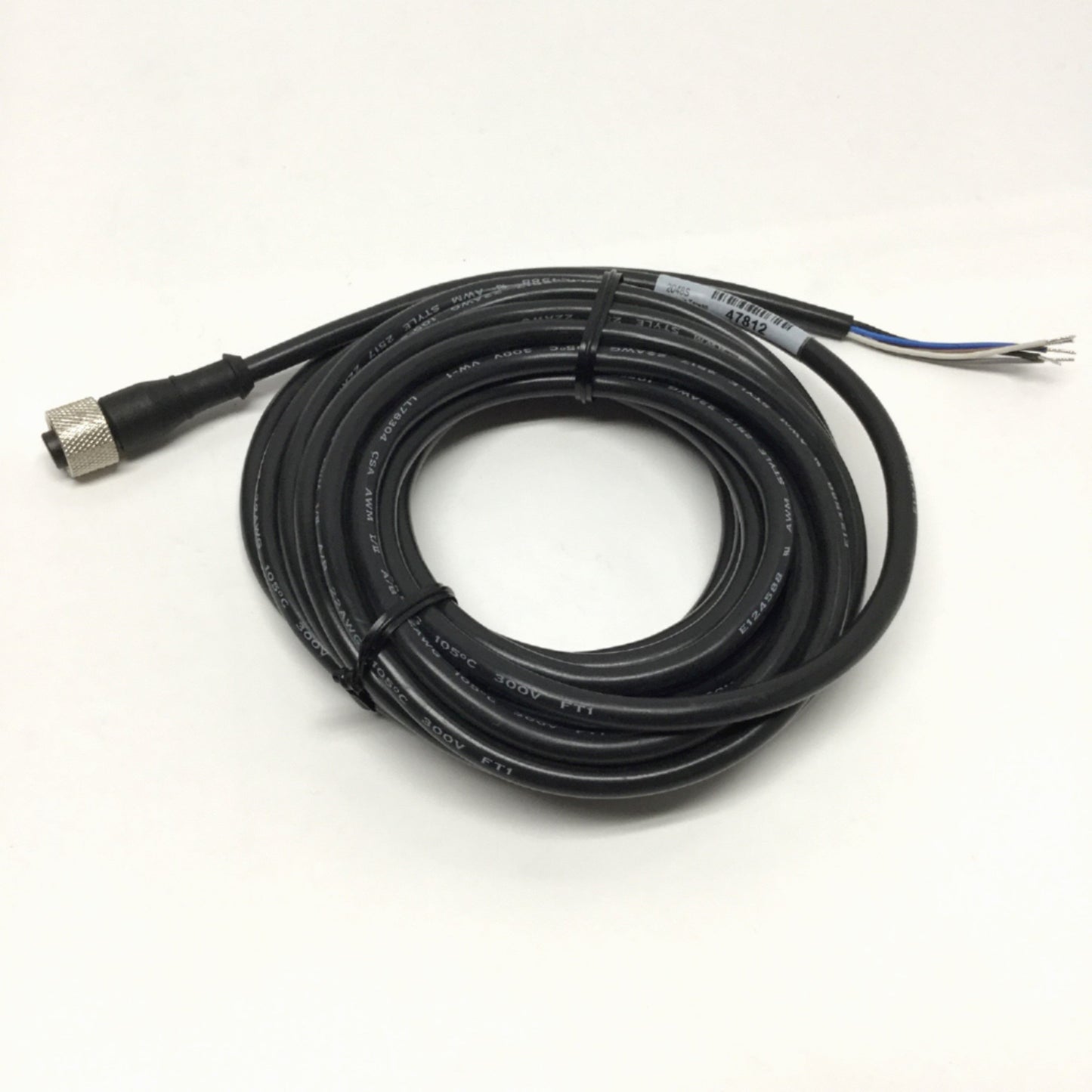 New – Open box Banner MQDC1-515 Single-Ended Sensor Cable Cord, M12 5-Pin Quick Disconnect, 5m