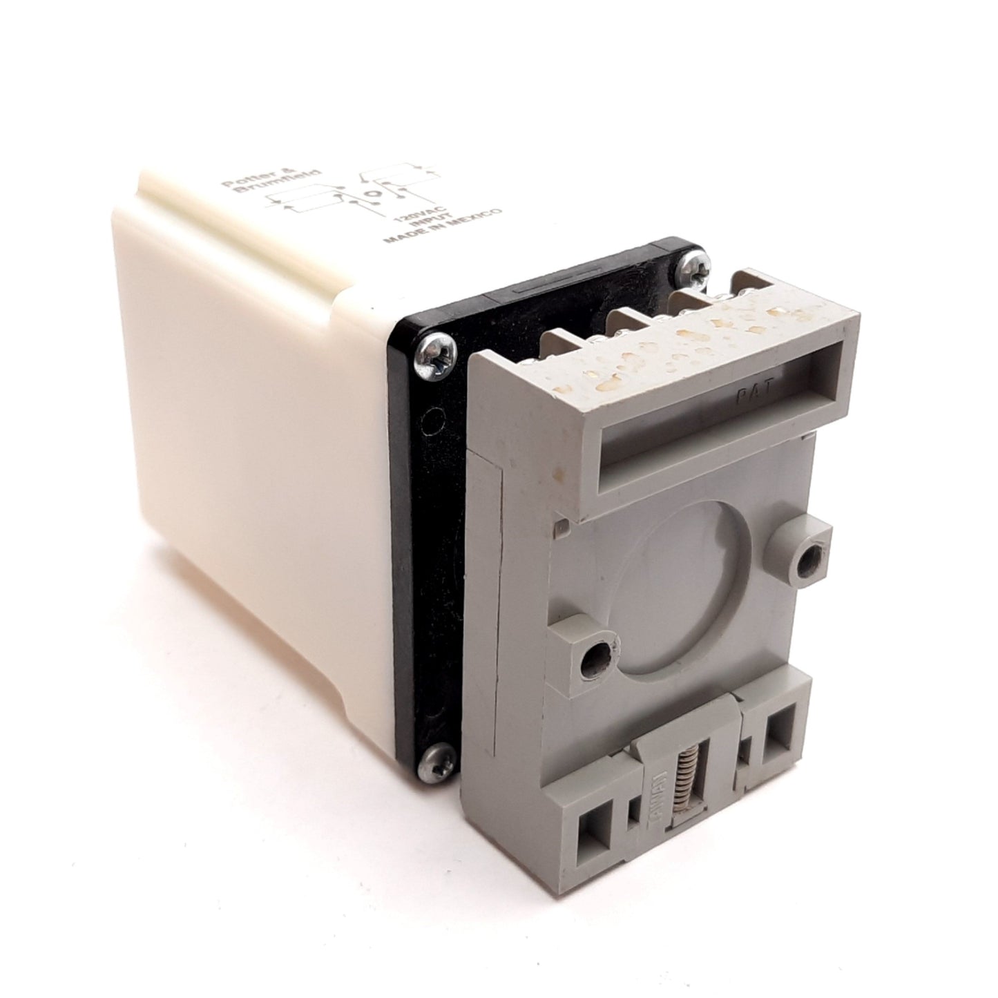 Used Potter & Brumfield CKB-38-70010 Time Delay Relay, DPDT, 0.1-10sec, Input: 120VAC