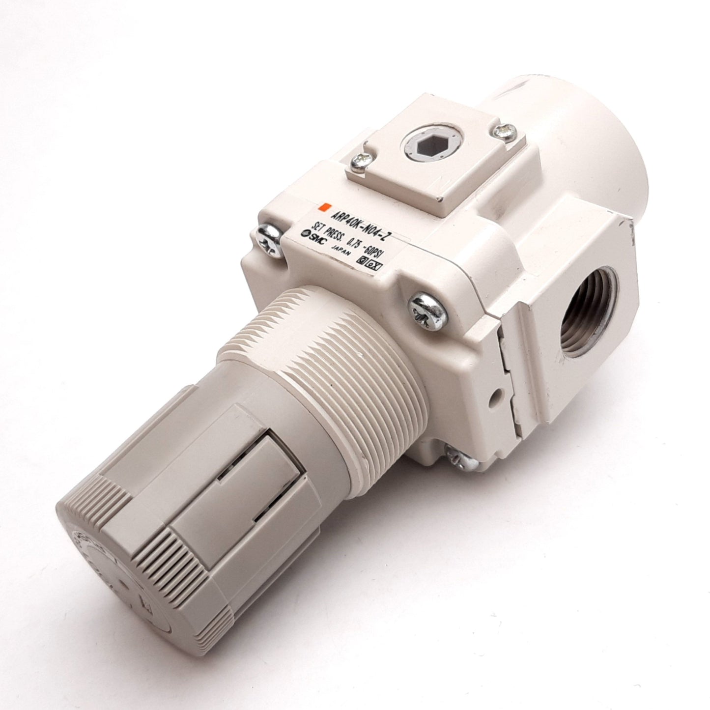 New – Open box SMC ARP40K-N04-Z Precision Regulator, Set: 0.75-60psi, Ports: 1/2" NPT