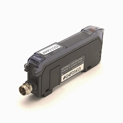 Used Keyence FS-V31CP Fiber Optic Sensor Amplifier, PNP, M8 4-Pin Connector, 12-24VDC