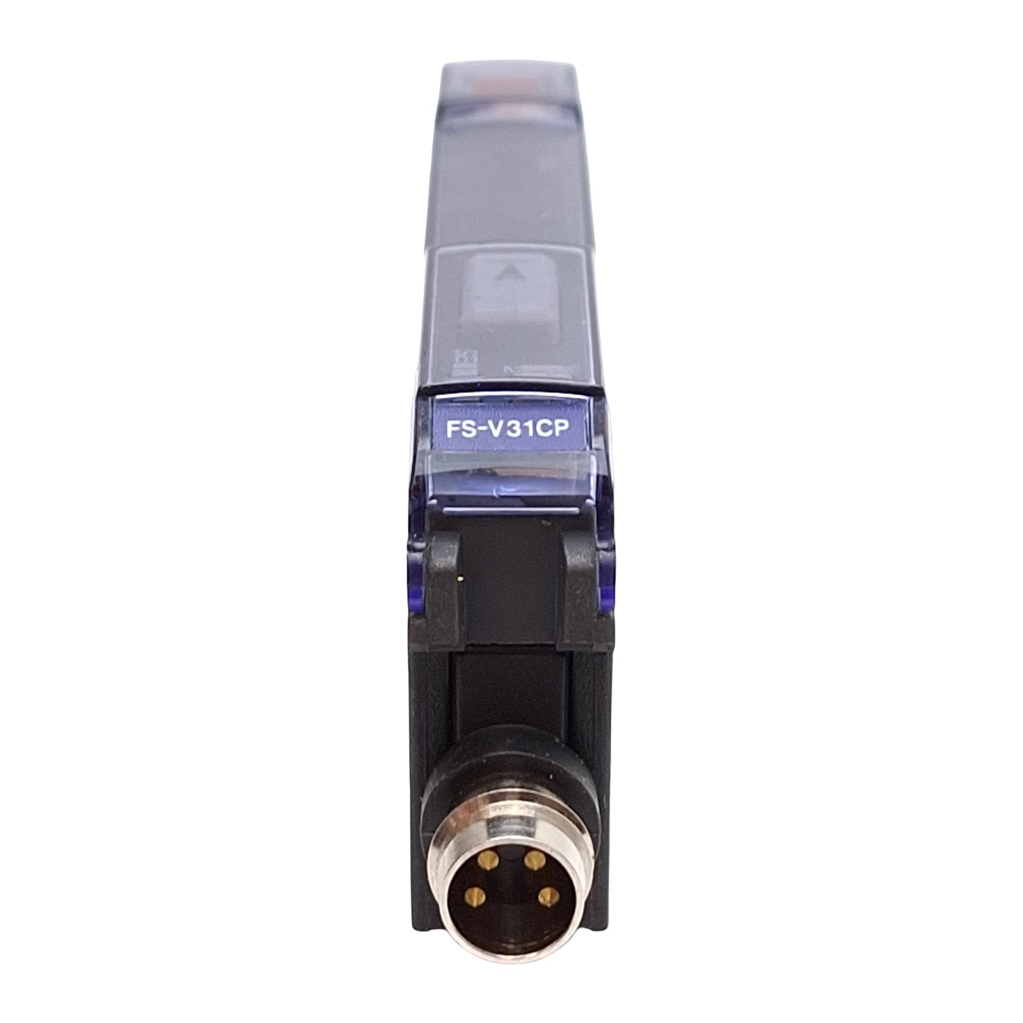 Used Keyence FS-V31CP Fiber Optic Sensor Amplifier, PNP, M8 4-Pin Connector, 12-24VDC