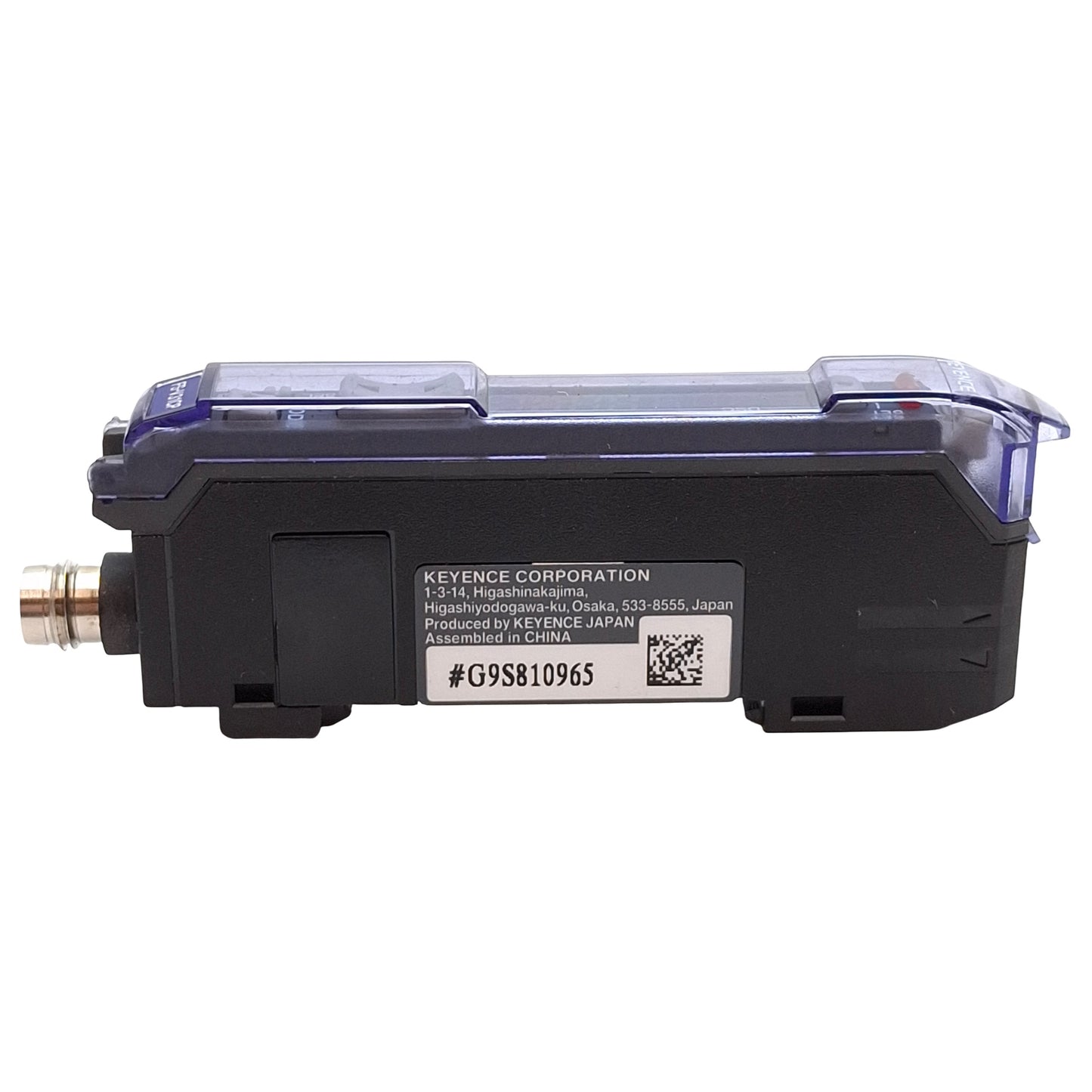 Used Keyence FS-V31CP Fiber Optic Sensor Amplifier, PNP, M8 4-Pin Connector, 12-24VDC