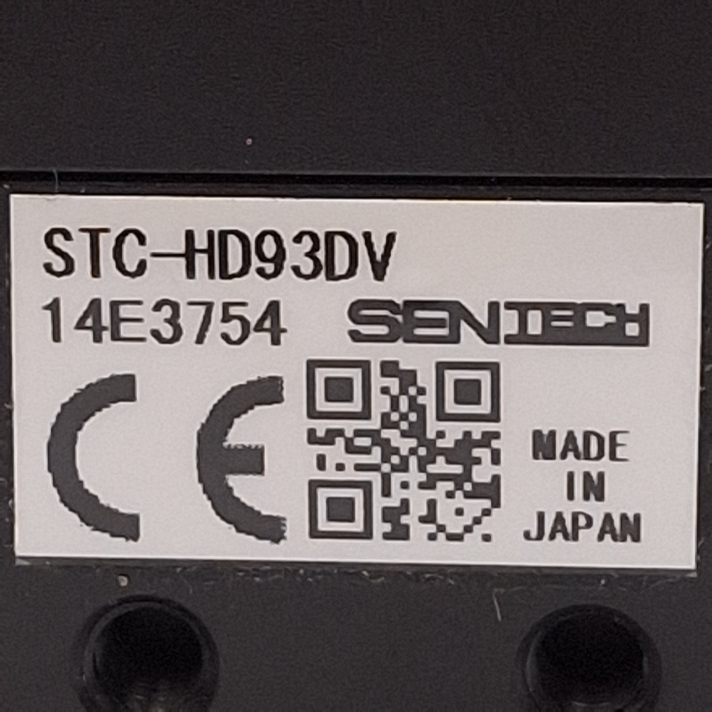 Used Sentech STC-HD93DV Color Machine Vision Camera 720p@60FPS HDMI 12VDC CS-Mount