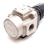 Used SMC AR30K-N03-Z Pressure Regulator, Supply: 145psi, Set: 7-125psi, 3/8" NPT