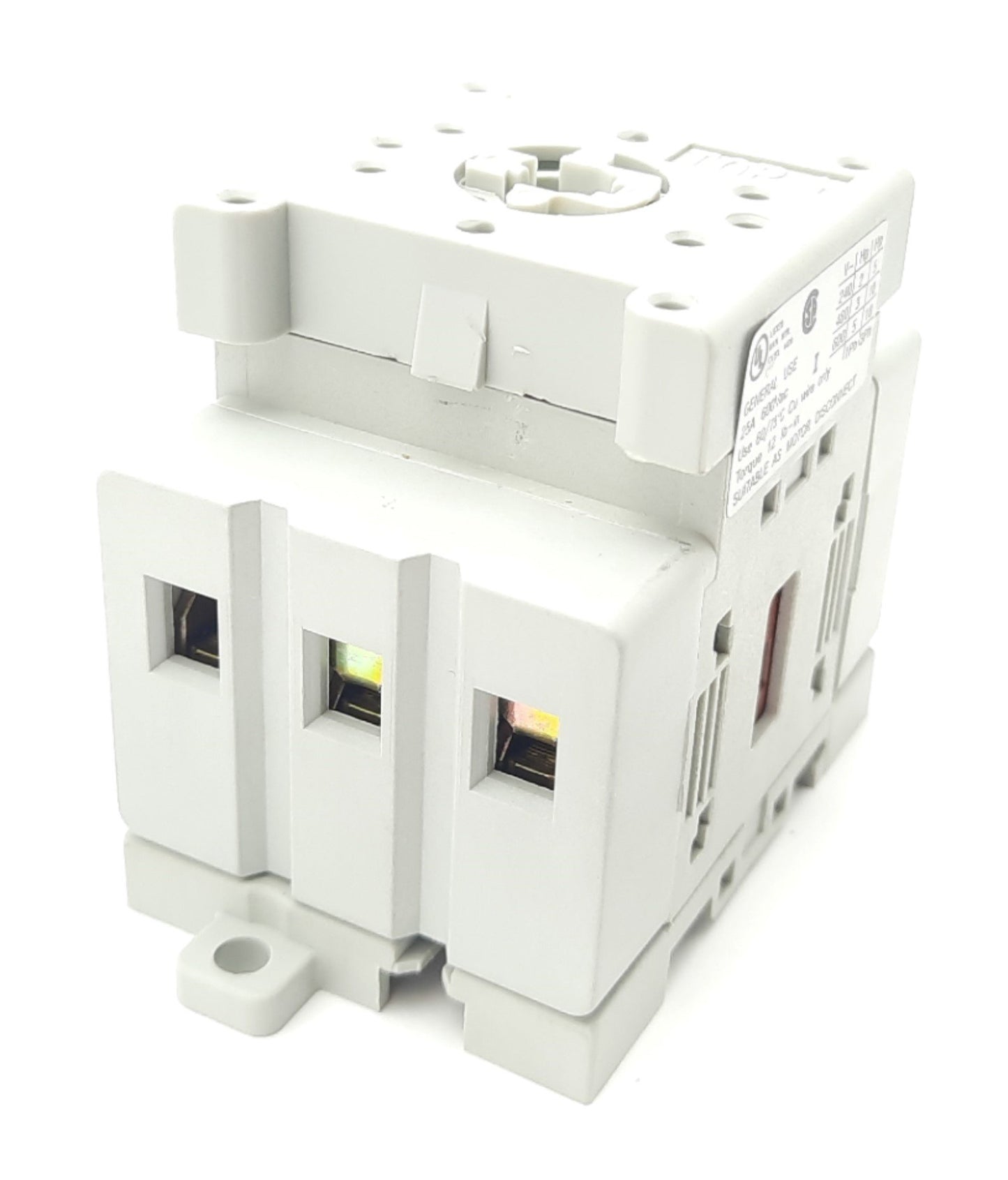 Used Sprecher + Schuh LE7-25-1753 Disconnect Switch, 3-Pole, Rating: 25A 600VAC