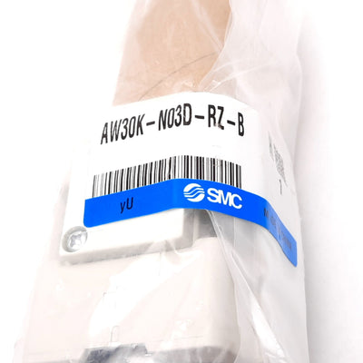 New SMC AW30K-N03D-RZ-B Filter/Regulator, Supply: 150psi, Set: 7-125psi, 3/8" NPT