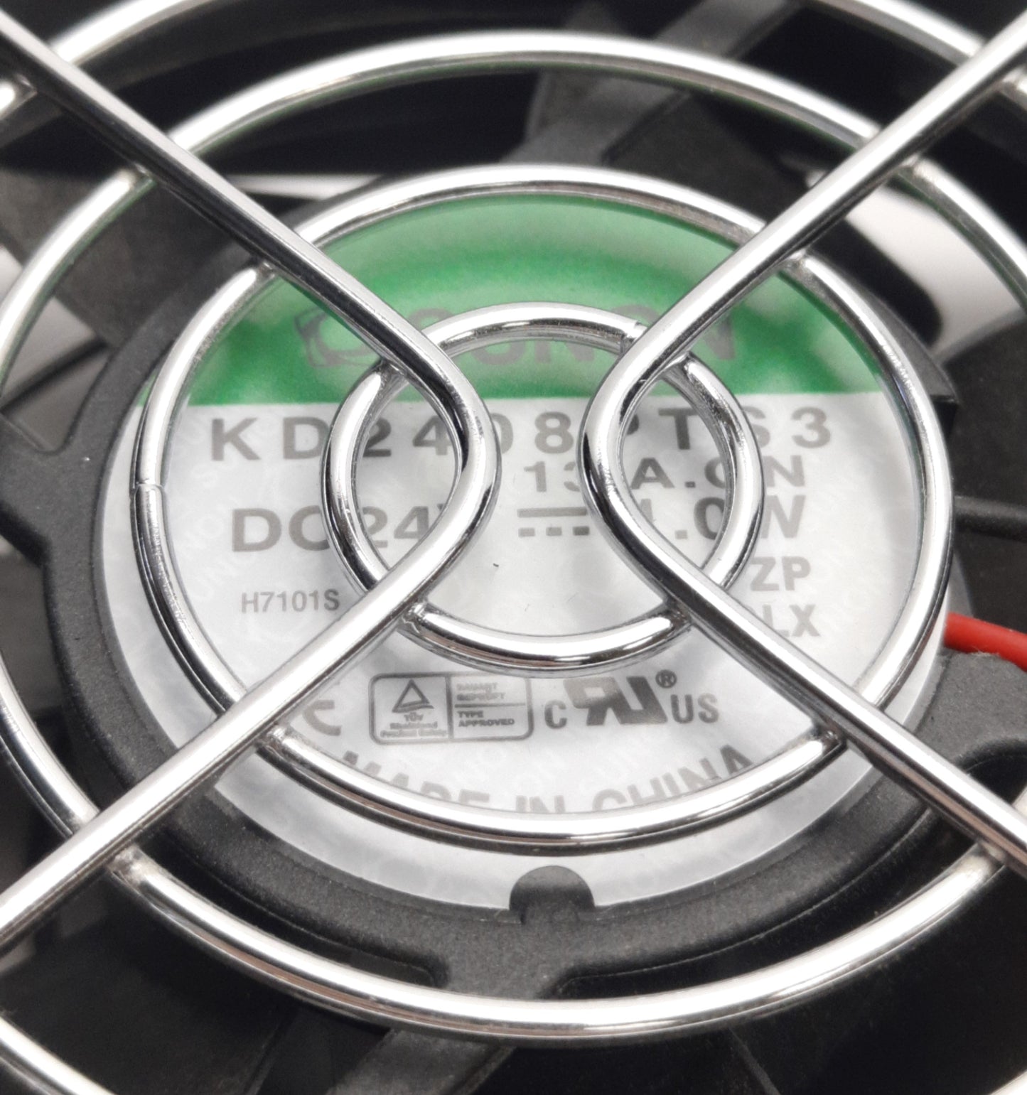 Used Lot of 2 Sunon KD2408PTS3 Fan, Supply: 24VDC 1W, Speed: 2300RPM, Air Flow: 31CFM