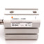 Used SMC CQSB20-25DM Compact Cylinder, Bore: 20mm, Stroke: 25mm, 1.0MPa, M5x0.8