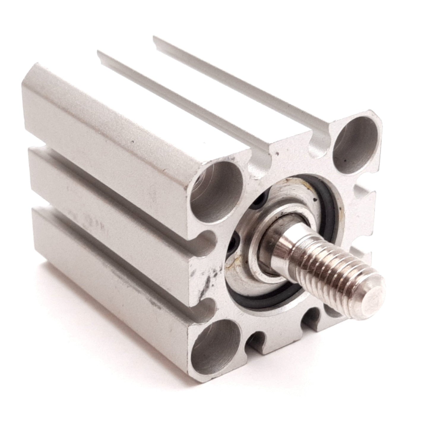 Used SMC CQSB20-25DM Compact Cylinder, Bore: 20mm, Stroke: 25mm, 1.0MPa, M5x0.8