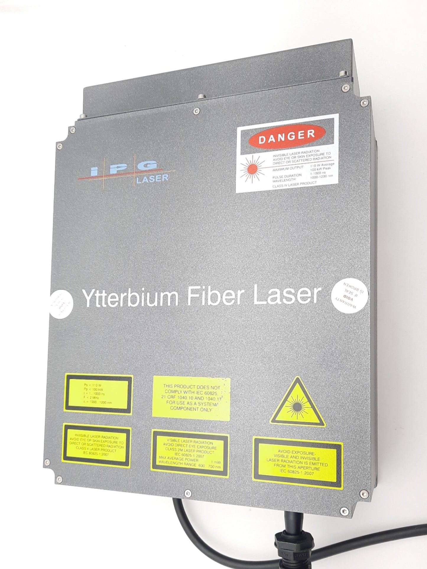 New IPG Photonics YLP-0.5/100/20/10-HC Ytterbium Fiber Laser, 10W, 1064nm 24VDC 100W