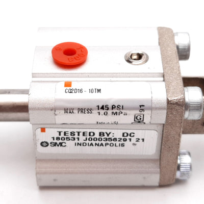 New SMC CQ2D16-10TM Compact Cylinder, Single Acting Spring Extend, Stroke: 10mm