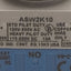 Used Idec ASW2K10 Maintained Key Selector Switch, 2-Position, 1NO Contact, Round 22mm