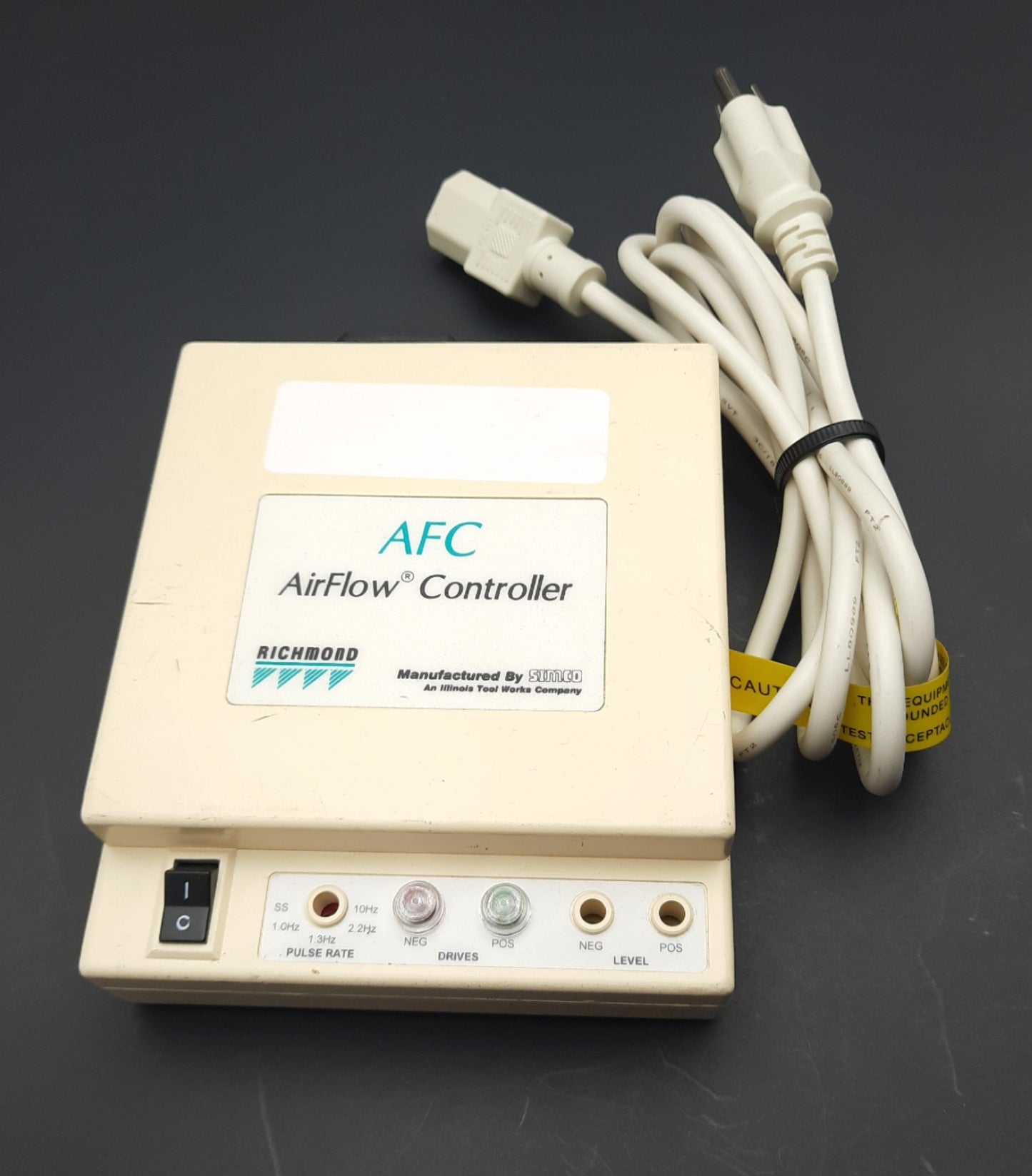 Used Simco Richmond AFC2 4005186 Air Flow Controller Power Supply 115 VAC at 50-60 Hz