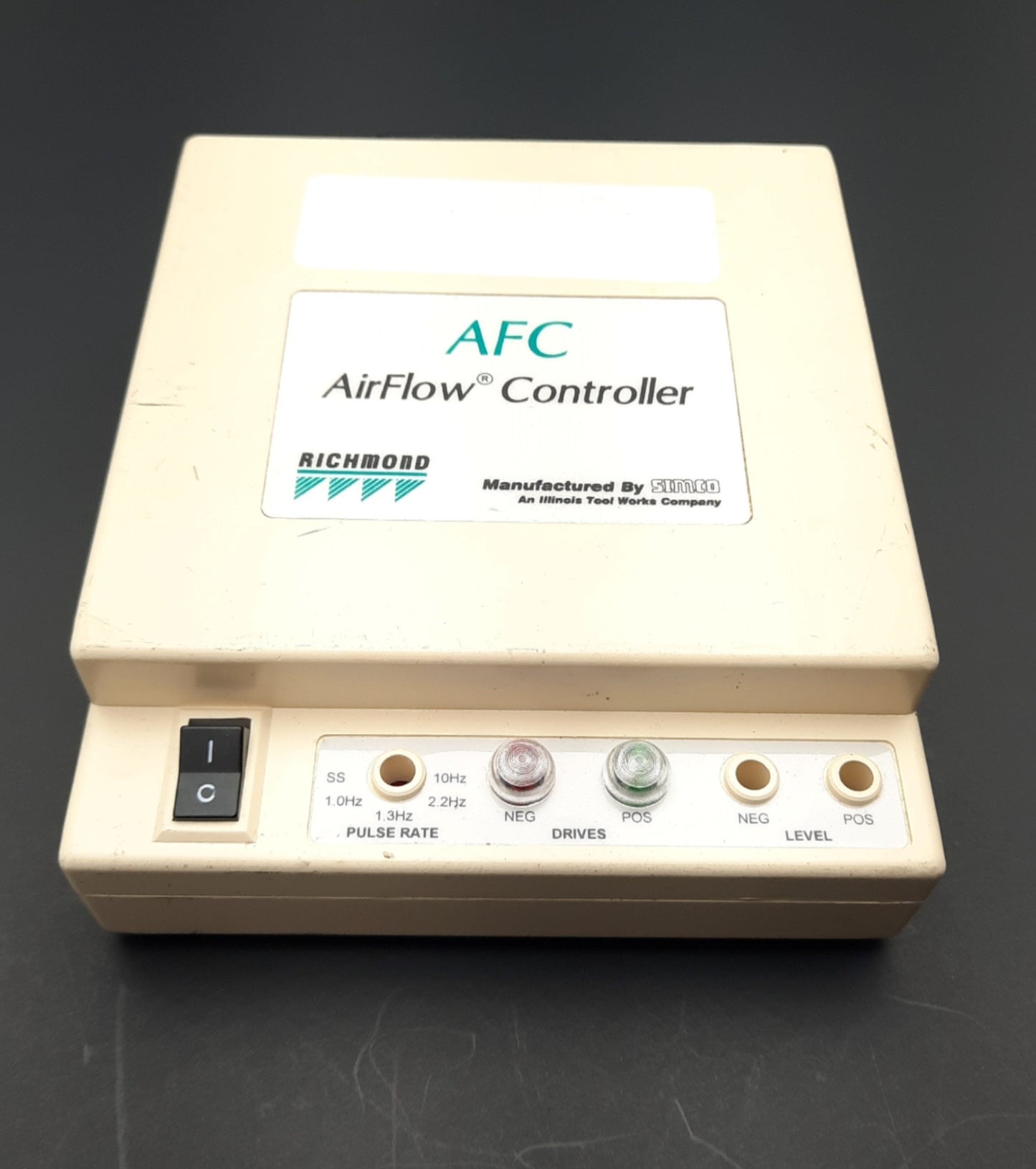 Used Simco Richmond AFC2 4005186 Air Flow Controller Power Supply 115 VAC at 50-60 Hz