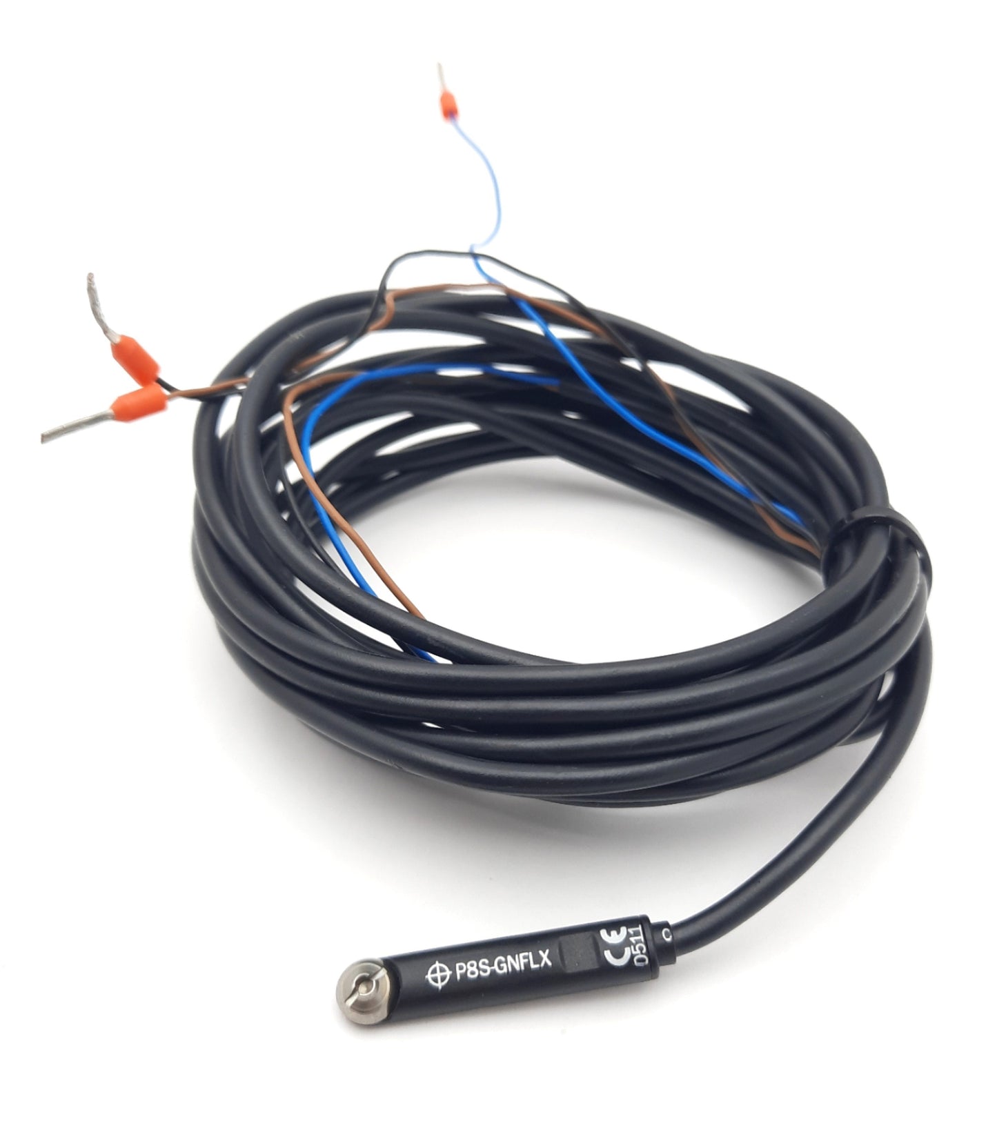 Used Parker P8S-GNFLX Solid State Sensor NPN N.O 10-30V 100Ma 3 Flying Leads