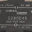 Used Gordos G280D45 Solid State Relay, 4-Pole, Control: 3-32VDC, Contact: 280VAC 45A