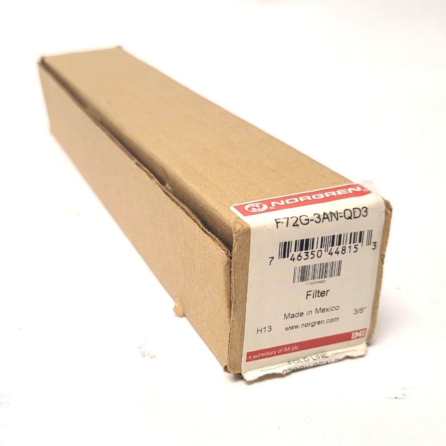 New Norgren F72G-3AN-QD3 General Purpose Pneumatic Filter 3/8"NPT, 40μm, 55CFM