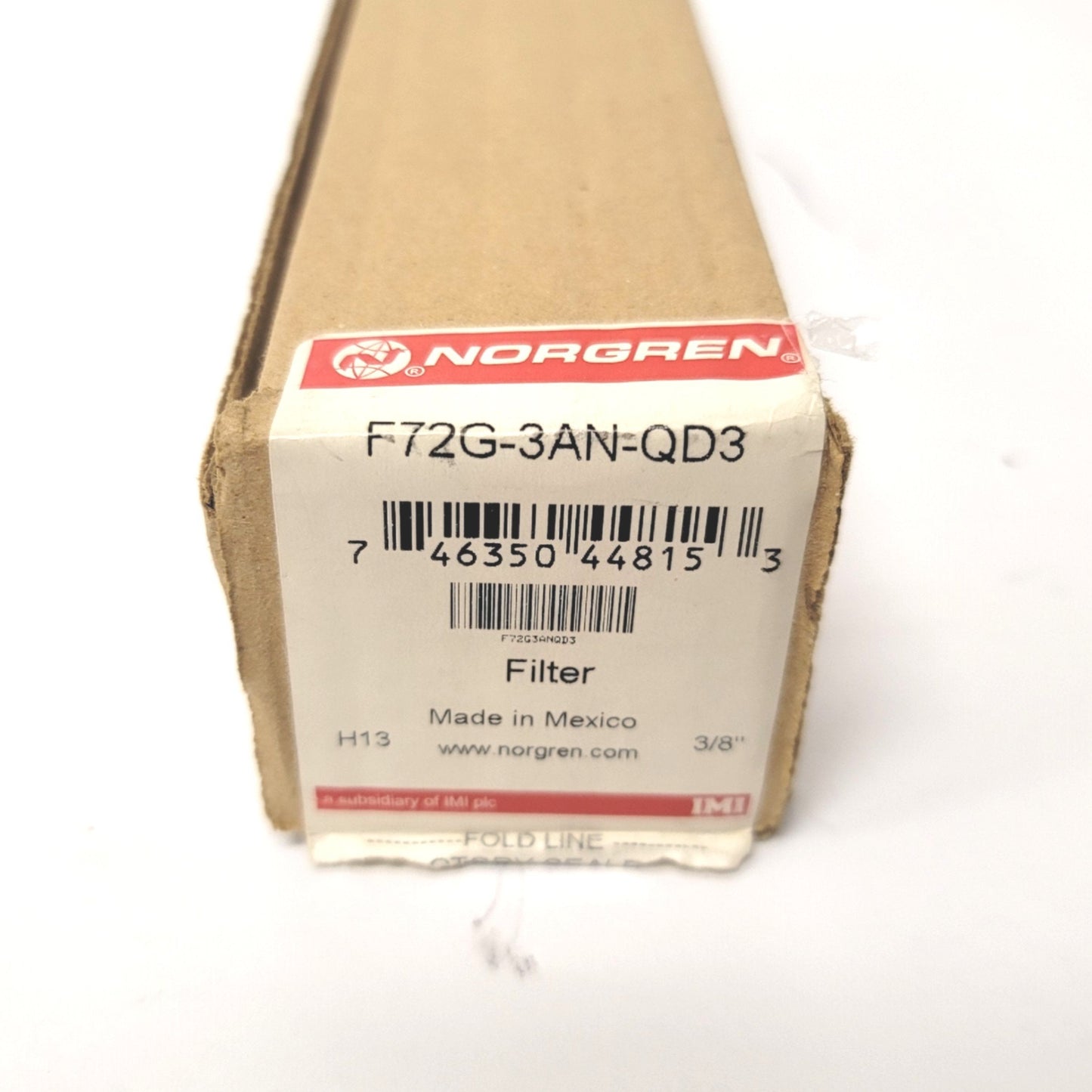 New Norgren F72G-3AN-QD3 General Purpose Pneumatic Filter 3/8"NPT, 40μm, 55CFM
