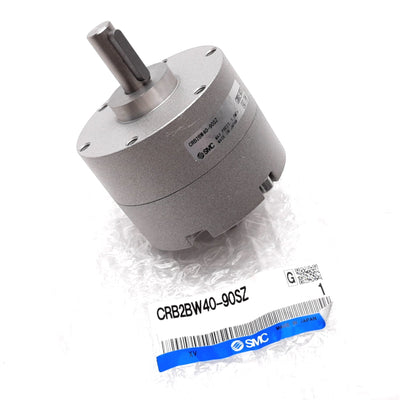 New SMC CRB2BW40-90SZ Rotary Actuator, Rotation: 90°, Pressure: 1.0MPa, M5x0.8